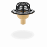 SitaCompact Screw-on flange Vertical - Balcony and terrace drainage rainwater outlet