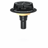 SitaDSS Profi Screw-on flange long with Airstop - Siphonic drainage outlet
